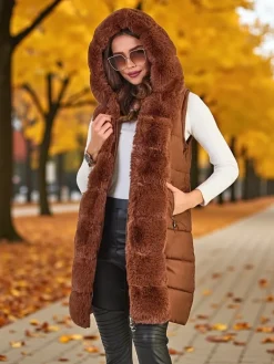 Outlet Kurtka damska z odpinanymi rękawami Kurtki / Marynarki / Płaszcze