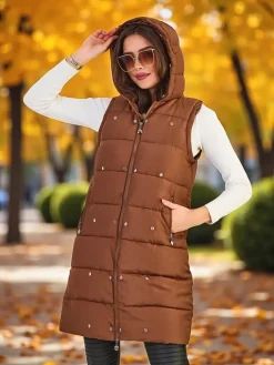 Outlet Kurtka damska z odpinanymi rękawami Kurtki / Marynarki / Płaszcze