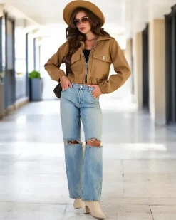 Discount Kurtka damska typu bomberka Kurtki / Marynarki / Płaszcze