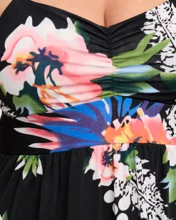 New Kwiatowa sukienka do kolan w kolorze m Sukienki Letnie|Sukienki Krótkie