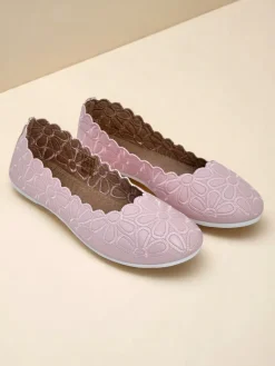 Sale Kwiatowe damskie baleriny Magerro Baleriny Klasyczne