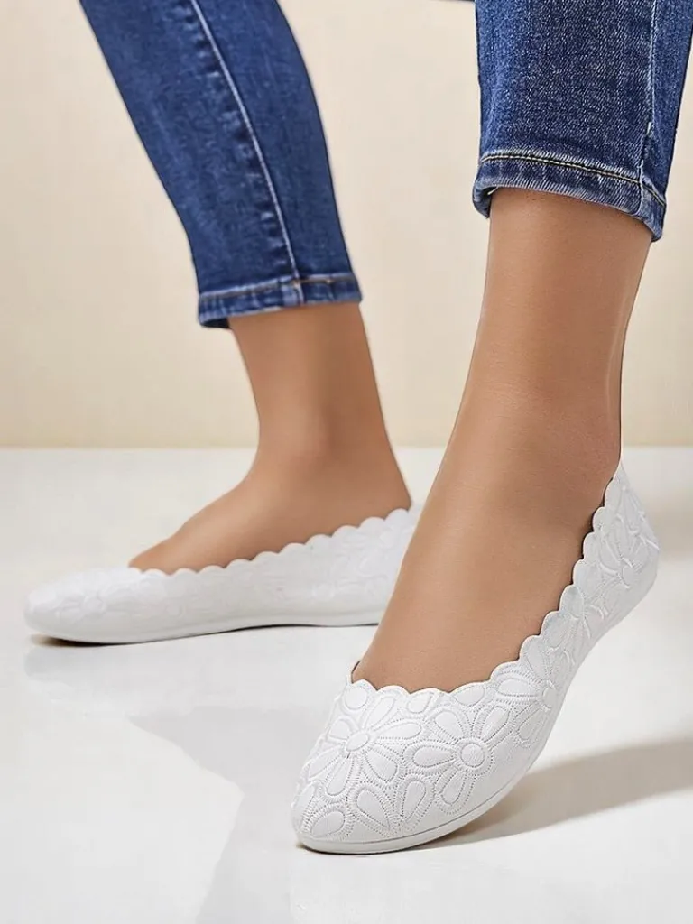 Hot Kwiatowe damskie baleriny Magerro Baleriny Klasyczne