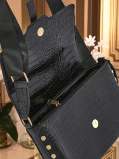 Best Lakierowana mała damska torebka z eko skóry Nexa Vale Damskie Małe Torebki