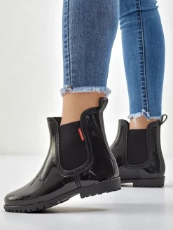 Hot Lakierowane damskie kalosze Rissma Kalosze Lakierowane