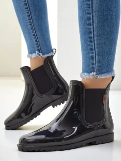 Hot Lakierowane damskie kalosze Rissma Kalosze Lakierowane
