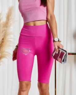 Outlet Legginsy damskie kolarki w kolorze m Spodenki 3/4|Krótkie Spodenki