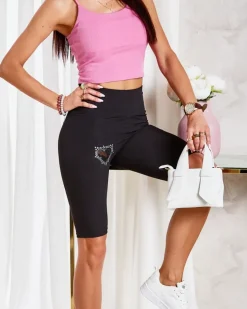 Hot Legginsy damskie kolarki w kolorze m Spodenki 3/4|Krótkie Spodenki