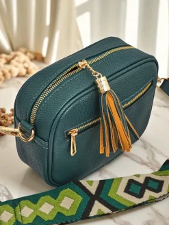 Best Mała damska torebka z eko skóry z kolorowym paskiem Kovi Lace Damskie Małe Torebki