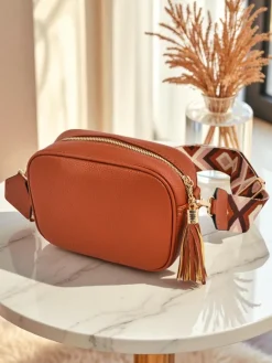 Best Mała damska torebka z eko skóry z kolorowym paskiem Kovi Lace Damskie Małe Torebki