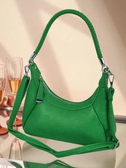 Best Mała damska torebka z eko skóry z ozdobnym paseczkiem Lacquea Damskie Małe Torebki