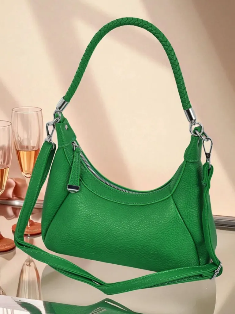 Best Mała damska torebka z eko skóry z ozdobnym paseczkiem Lacquea Damskie Małe Torebki