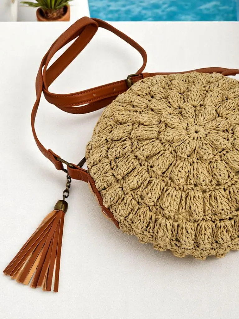 Hot Mała słomiana torebka damska Solea Mini Damskie Małe Torebki|Wiklinowe I Słomiane