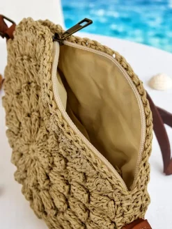 Hot Mała słomiana torebka damska Solea Mini Damskie Małe Torebki|Wiklinowe I Słomiane