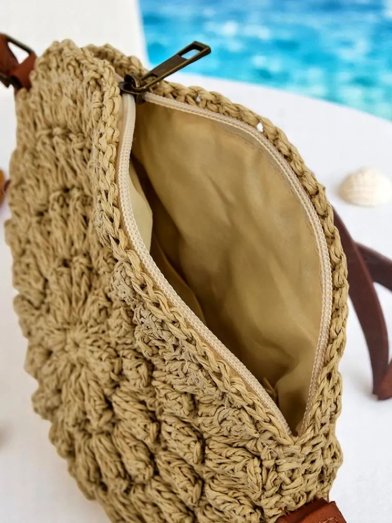 Hot Mała słomiana torebka damska Solea Mini Damskie Małe Torebki|Wiklinowe I Słomiane