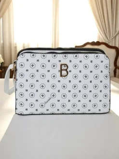 Sale Mała torebka z eko skóry z printem Viva Linea Damskie Małe Torebki