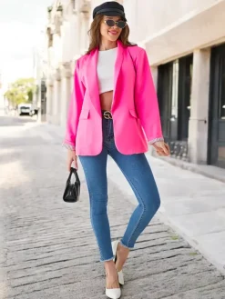 Sale Marynarka damska bez zapięcia Elegantes Kurtki / Marynarki / Płaszcze