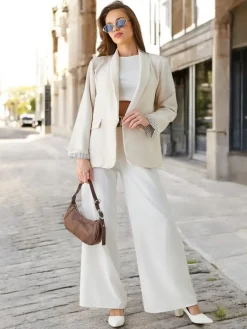 Sale Marynarka damska bez zapięcia Elegantes Kurtki / Marynarki / Płaszcze