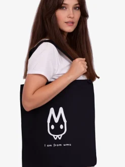 Discount Materiałowa torba z nadrukiem Damskie Materiałowe