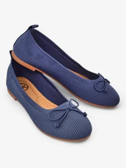 New Materiałowe damskie baleriny Magger Baleriny Klasyczne