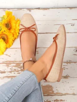 Outlet Matowe damskie baleriny Saaferr Baleriny Klasyczne