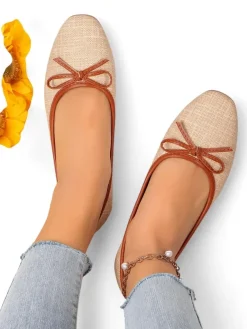 Outlet Matowe damskie baleriny Saaferr Baleriny Klasyczne