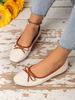 New Matowe damskie baleriny Saaferr Baleriny Klasyczne