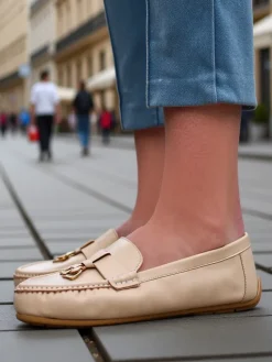 Best Matowe mokasyny damskie Timmone Mokasyny Na Płaskiej Podeszwie