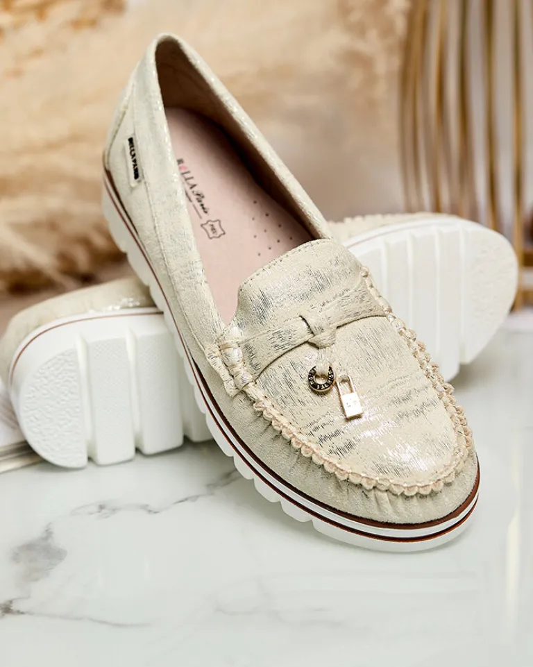 Clearance Mokasyny damskie Berellia Półbuty|Mokasyny Na Płaskiej Podeszwie