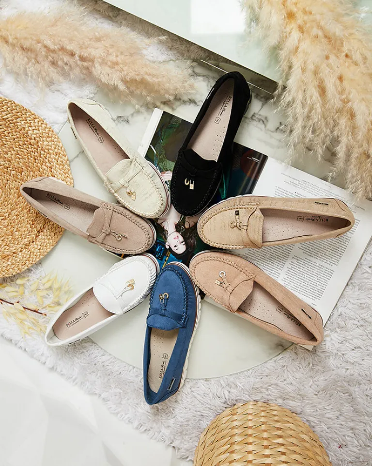 Clearance Mokasyny damskie Berellia Półbuty|Mokasyny Na Płaskiej Podeszwie