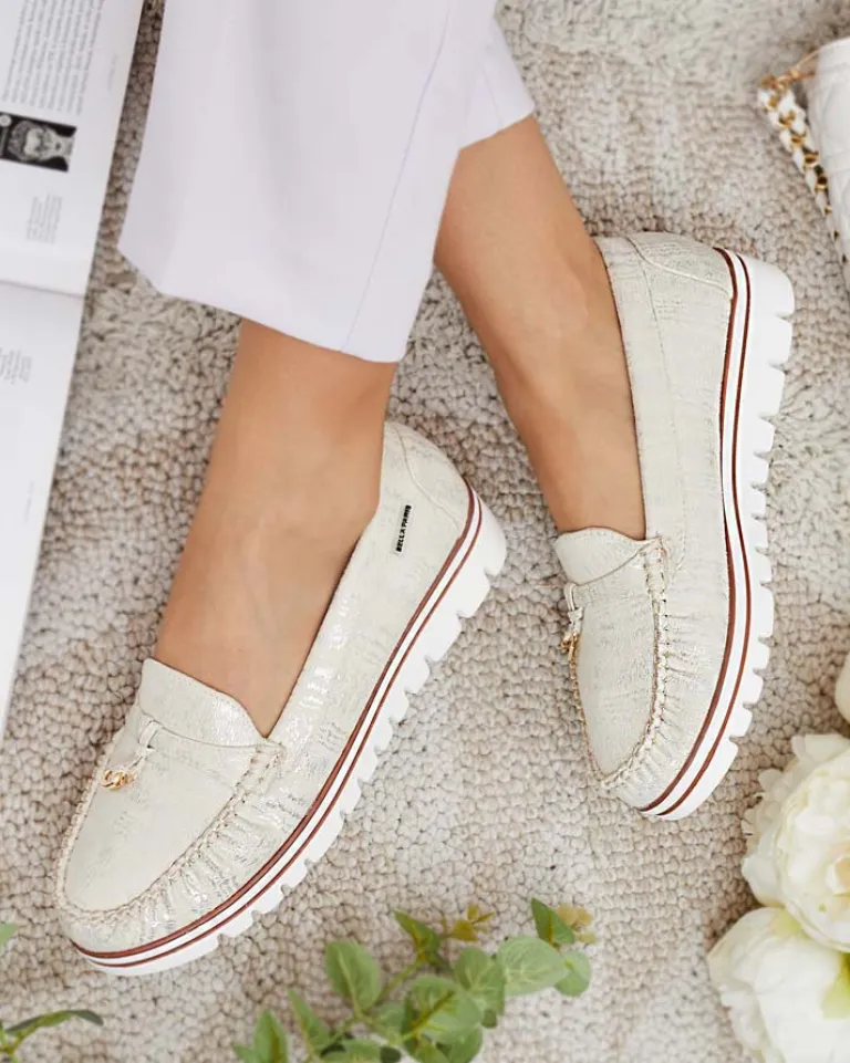 Clearance Mokasyny damskie Berellia Półbuty|Mokasyny Na Płaskiej Podeszwie