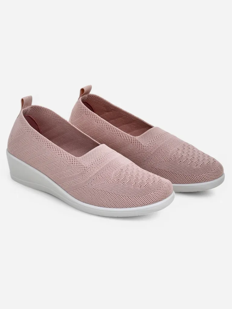 Clearance Mokasyny damskie na niskim koturnie Epoles Mokasyny Na Obcasie