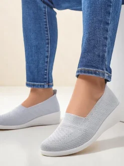 Clearance Mokasyny damskie na niskim koturnie Epoles Mokasyny Na Obcasie