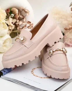 Outlet Mokasyny damskie Bertaf Mokasyny Na Płaskiej Podeszwie