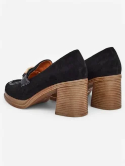 Online Mokasyny damskie na słupku Qeroy Mokasyny Na Obcasie