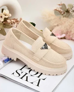 Best Mokasyny damskie Biss Półbuty|Mokasyny Na Płaskiej Podeszwie