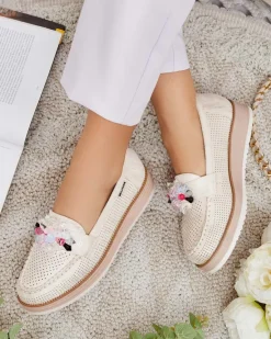 Online Mokasyny z kolorowymi kamyczkami Restea Półbuty|Mokasyny Na Płaskiej Podeszwie