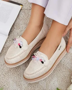 Online Mokasyny z kolorowymi kamyczkami Restea Półbuty|Mokasyny Na Płaskiej Podeszwie