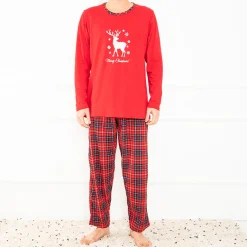 Outlet Męska piżama świąteczna Piżamy