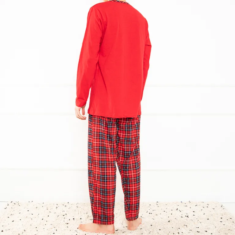 Outlet Męska piżama świąteczna Piżamy