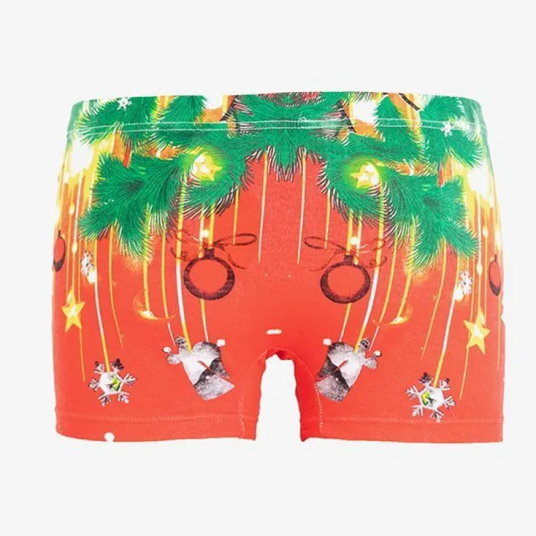 New Męskie świąteczne bokserki Majtki