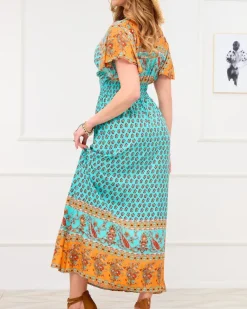 New Niebieska letnia sukienka damska Sukienki Letnie|Plus Size