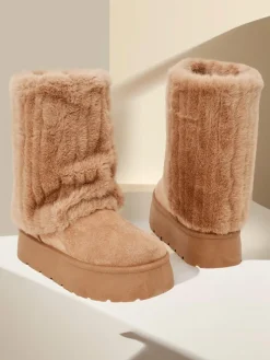 Outlet Śniegowce damskie Rinemo Śniegowce|Botki Z Delikatnym Ociepleniem