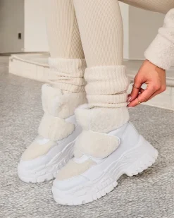 New Śniegowce damskie z kożuszkiem Segulla Śniegowce|Botki Z Grubym Ociepleniem