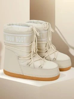 Sale Śniegowce damskie ze ściągaczem Soblesia Śniegowce|Botki Z Delikatnym Ociepleniem