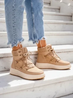 Outlet Śniegowce damskie Dasendas Śniegowce|Trapery