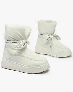 Outlet Śniegowce damskie Alinnia Śniegowce|Botki Z Grubym Ociepleniem