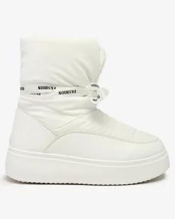 Outlet Śniegowce damskie Alinnia Śniegowce|Botki Z Grubym Ociepleniem