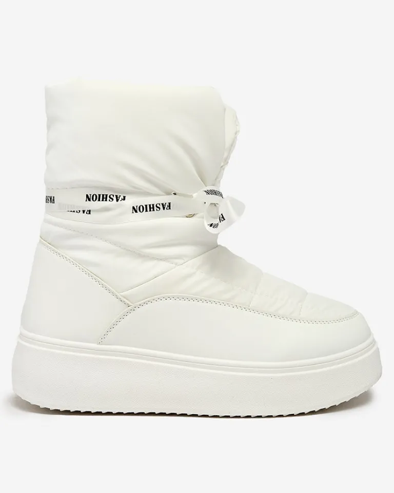 Outlet Śniegowce damskie Alinnia Śniegowce|Botki Z Grubym Ociepleniem