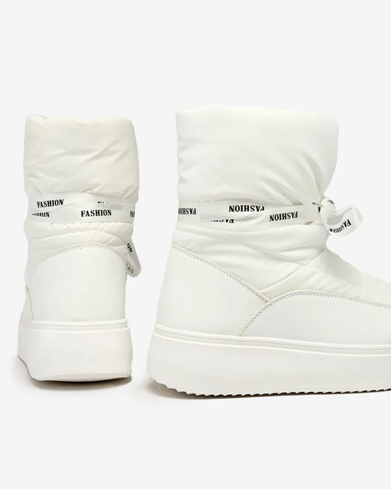 Outlet Śniegowce damskie Alinnia Śniegowce|Botki Z Grubym Ociepleniem