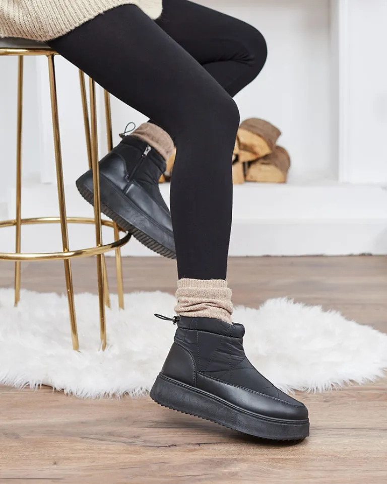 Sale Śniegowce damskie w m kolorze Fopinia Śniegowce|Botki Z Grubym Ociepleniem